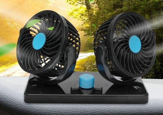 véhicule à Faible Bruit elegantstunning Ventilateur de Refroidissement à air 15,2 cm avec Ventouse pour Voiture