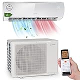 Klarstein Climatiseur, Chauffage, Refroidisseur, 5 Modes, 3 Modes Veille, écran LED, Clim Ultra Puissante 24000 BTU/h/7 kW, Ecran LED, Climatisation Réglables entre 16-30°C, Classe énergétique A