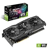 ASUS ROG Strix GeForce RTX 2070 Carte Graphique Gaming (8GB GDDR4, PCIe 3.0, 2,7 slot, Axial fan, 0dB, DirectX12, MaxContact, Auto-Extreme)